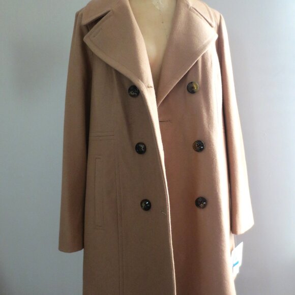 Anne Klein Double-Breasted Peacoat - Picture 2 of 10